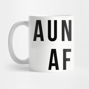 Aunt AF Funny Auntie Favorite Aunt / Fun Aunt Design Mug